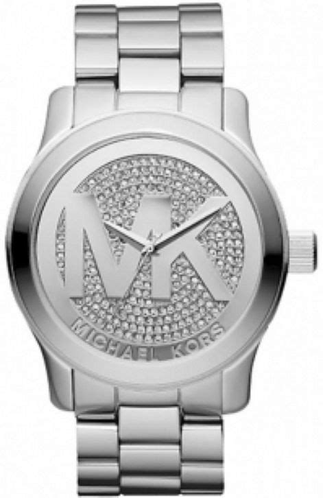 Women's Michael Kors Runway Steel Crystallized Watch MK3375